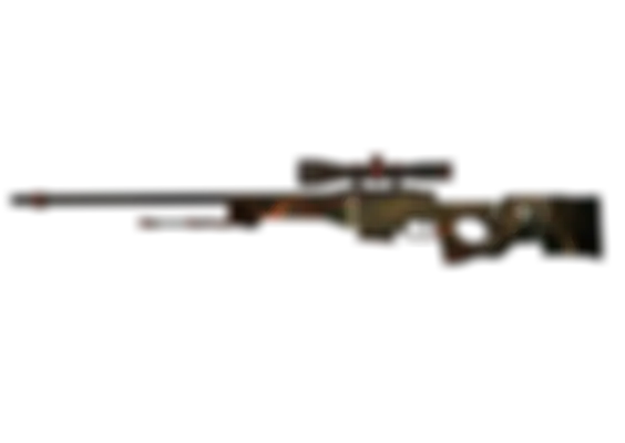 AWP | Mortis (Well-Worn) float preview 0 %