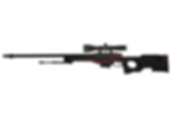 AWP | Redline (Well-Worn) float preview 10 %
