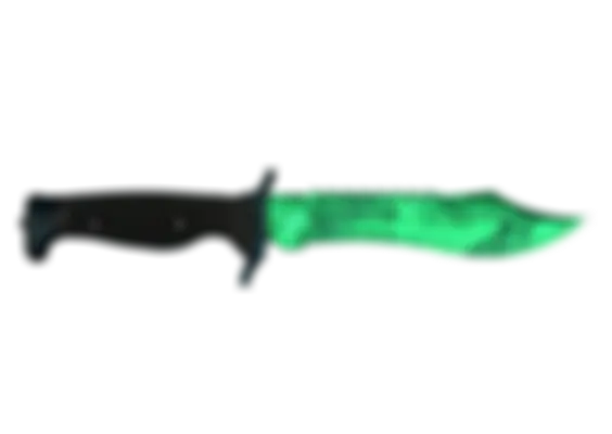 ★ Bowie Knife | Gamma Doppler (Factory New) - Emerald float preview 0 %