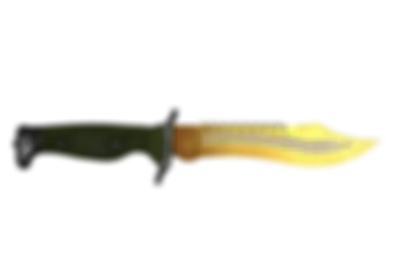 ★ Bowie Knife | Lore (Well-Worn) float preview 1 %