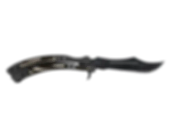★ Butterfly Knife | Black Laminate (Well-Worn) float preview 0 %