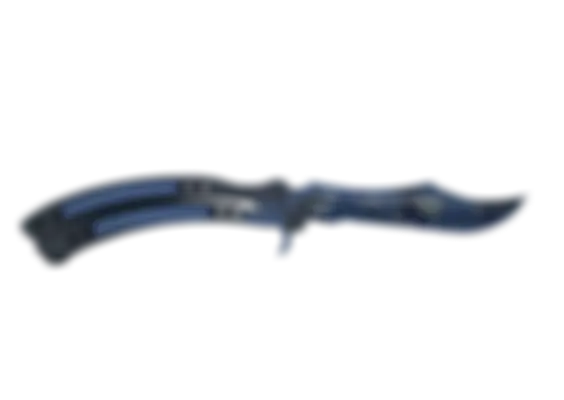 ★ Butterfly Knife | Bright Water (Well-Worn) float preview 0 %