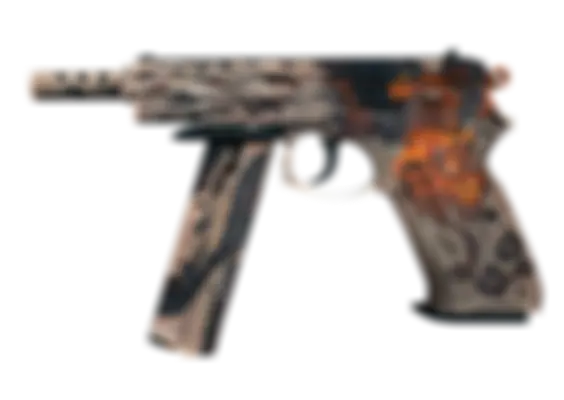 CZ75-Auto | Circaetus (Well-Worn) float preview 0 %