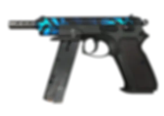 CZ75-Auto | Poison Dart (Well-Worn) float preview 0 %
