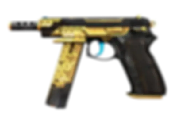 CZ75-Auto | Syndicate (Well-Worn) float preview 0 %