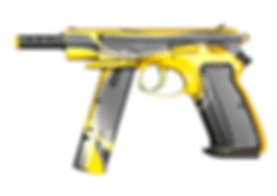 CZ75-Auto | Yellow Jacket (Well-Worn) float preview 0 %