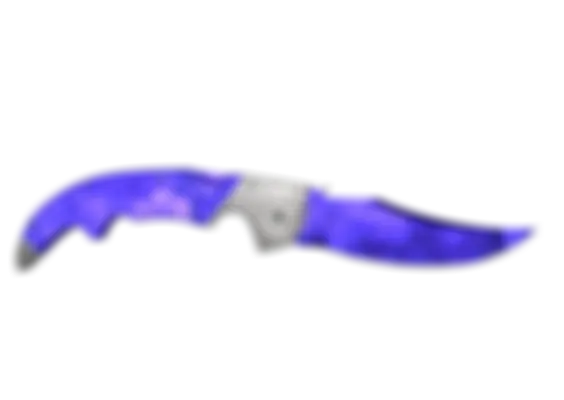 ★ Falchion Knife | Doppler (Factory New) - Sapphire float preview 0 %