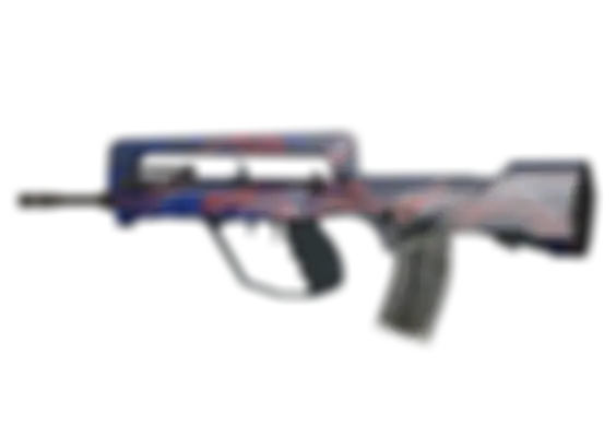 FAMAS | Afterimage (Well-Worn) float preview 2 %