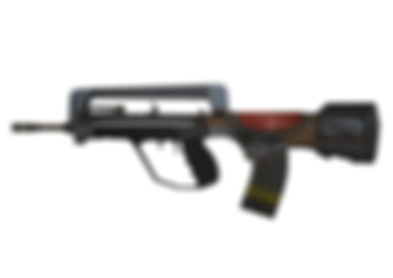 FAMAS | Decommissioned (Well-Worn) float preview 0 %