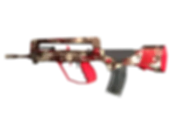 FAMAS | Styx (Well-Worn) float preview 0 %