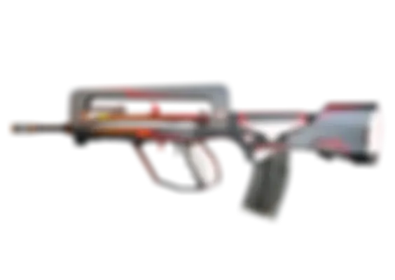 FAMAS | Valence (Well-Worn) float preview 0 %