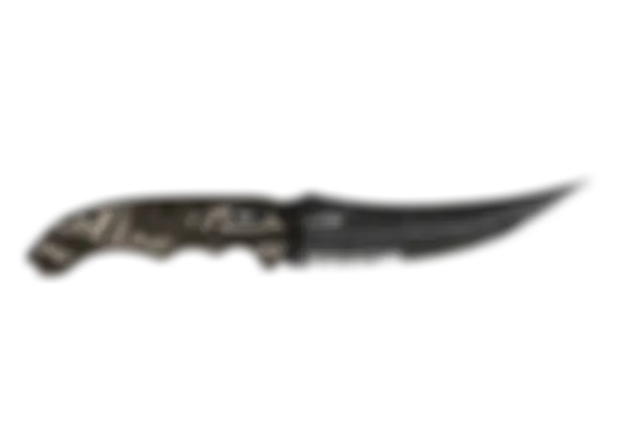 ★ Flip Knife | Black Laminate (Well-Worn) float preview 0 %