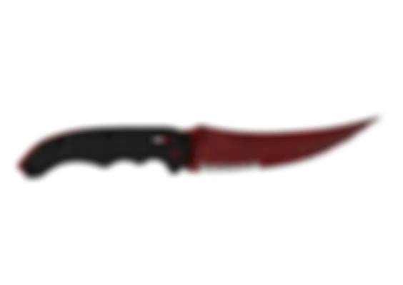 ★ StatTrak™ Flip Knife | Crimson Web (Factory New) float preview 6 %