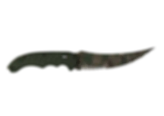 ★ Flip Knife | Forest DDPAT (Well-Worn) float preview 6 %