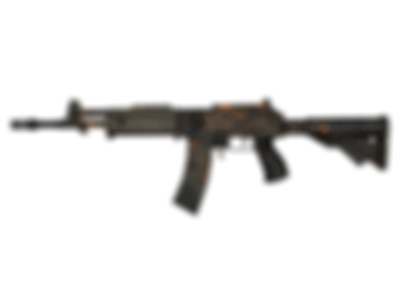 Galil AR | Orange DDPAT (Well-Worn) float preview 6 %