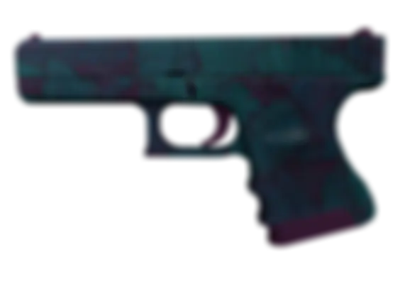 Glock-18 | Synth Leaf (Well-Worn) float preview 0 %