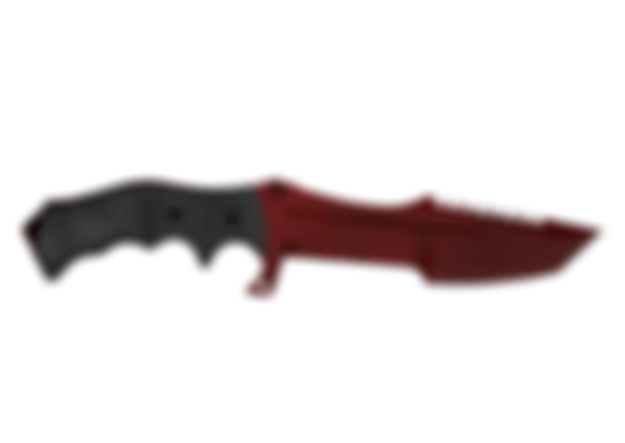 ★ Huntsman Knife | Crimson Web (Well-Worn) float preview 6 %