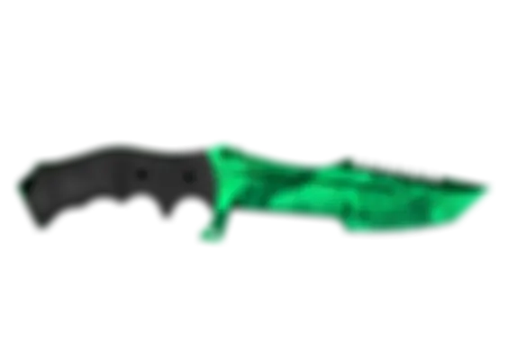 ★ Huntsman Knife | Gamma Doppler (Factory New) - Emerald float preview 0 %