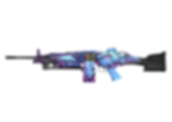 StatTrak™ M249 | Downtown (Battle-Scarred) float preview 0 %
