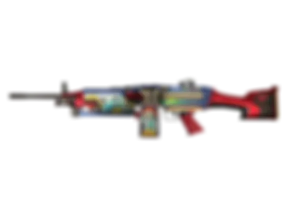M249 | Nebula Crusader (Well-Worn) float preview 0 %