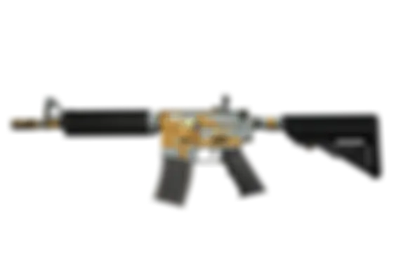 M4A4 | Daybreak (Well-Worn) float preview 0 %