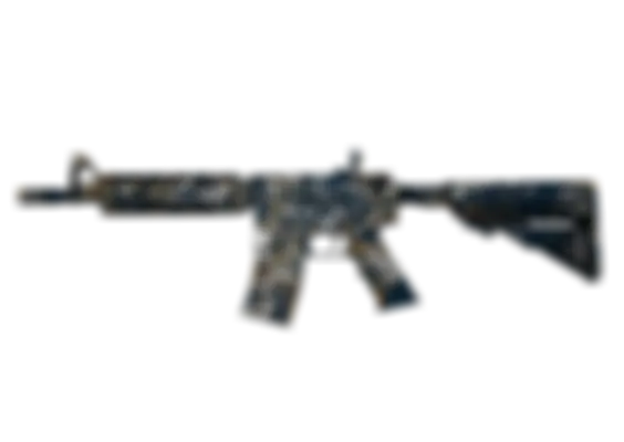 M4A4 | Global Offensive (Well-Worn) float preview 0 %