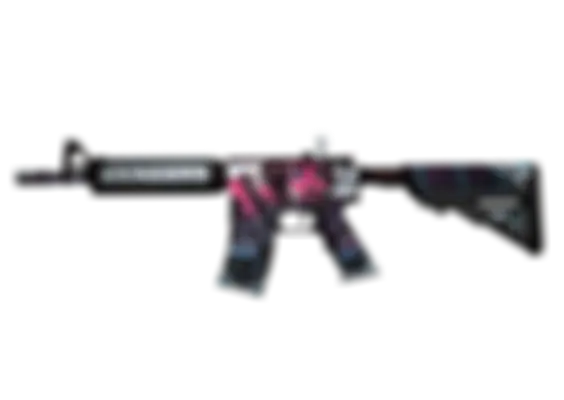 M4A4 | Neo-Noir (Well-Worn) float preview 0 %