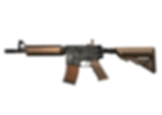 M4A4 | Poly Mag (Well-Worn) float preview 0 %