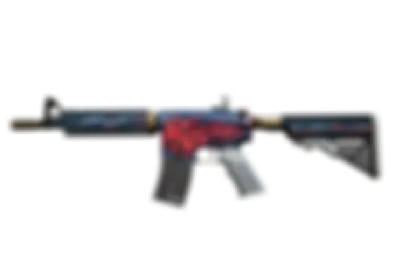 M4A4 | Spider Lily (Well-Worn) float preview 0 %