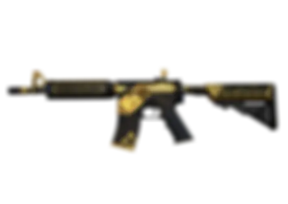 M4A4 | The Coalition (Well-Worn) float preview 0 %