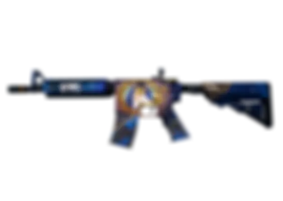 M4A4 | The Emperor (Minimal Wear) float preview 0 %