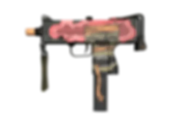MAC-10 | Curse (Well-Worn) float preview 0 %