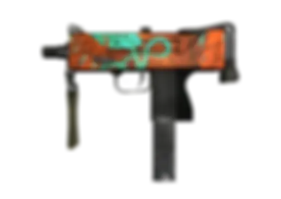 MAC-10 | Last Dive (Well-Worn) float preview 0 %