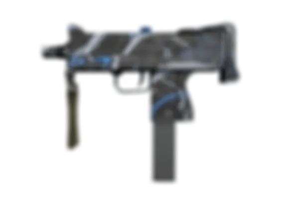 MAC-10 | Strats (Well-Worn) float preview 0 %