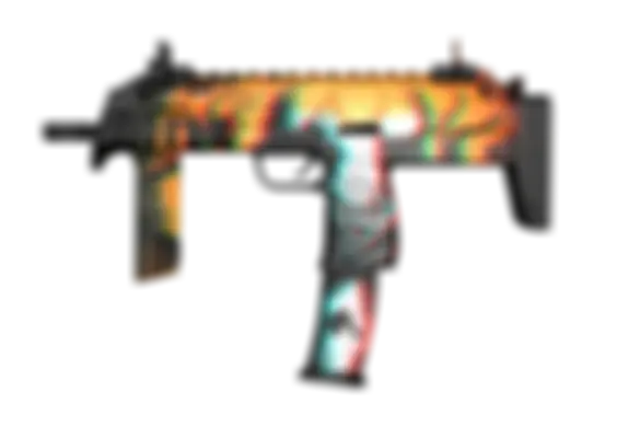 MP7 | Abyssal Apparition (Well-Worn) float preview 0 %