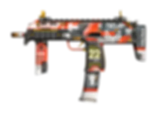 MP7 | Bloodsport (Well-Worn) float preview 0 %