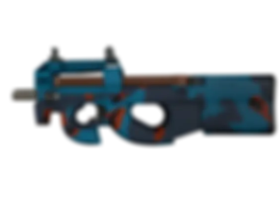 P90 | Blind Spot (Well-Worn) float preview 0 %