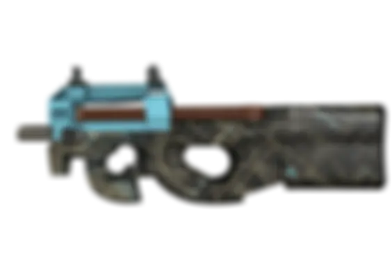 P90 | Facility Negative (Well-Worn) float preview 0 %