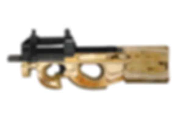 P90 | Shapewood (Well-Worn) float preview 0 %