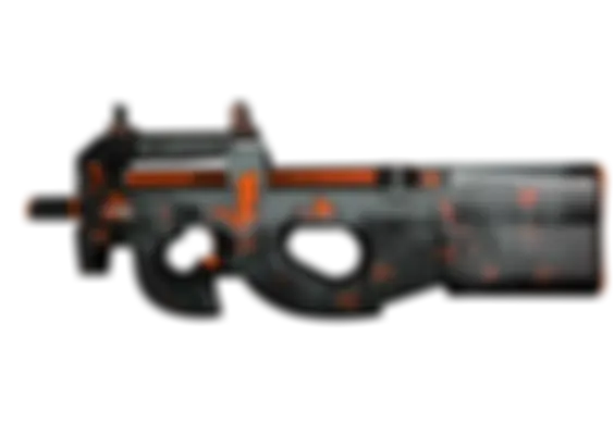 P90 | Trigon (Well-Worn) float preview 8 %