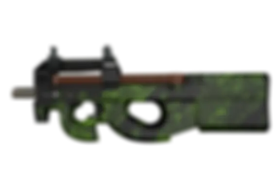 P90 | Virus (Well-Worn) float preview 6 %