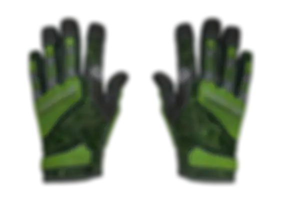 ★ Specialist Gloves | Emerald Web (Well-Worn) float preview 6 %