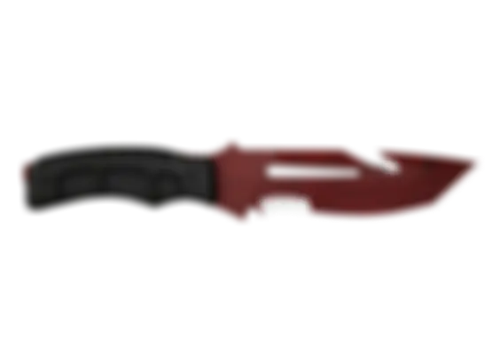 ★ Survival Knife | Crimson Web (Well-Worn) float preview 6 %