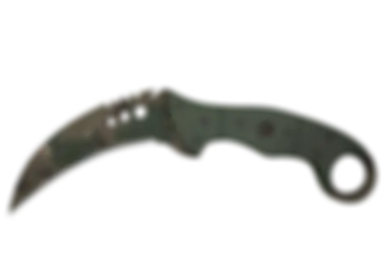 ★ Talon Knife | Forest DDPAT (Well-Worn) float preview 6 %