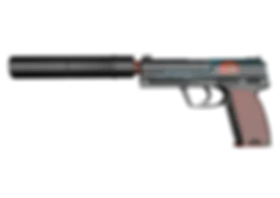 USP-S | Caiman (Well-Worn) float preview 0 %