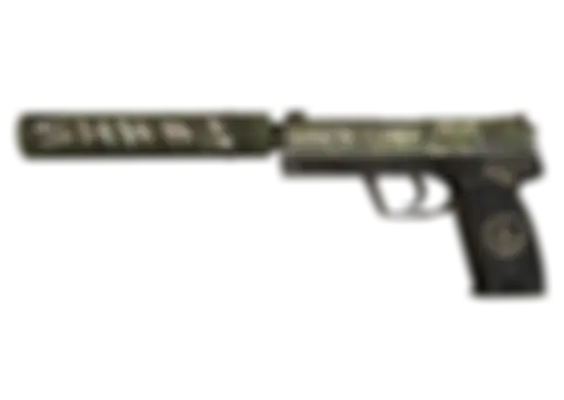 USP-S | Flashback (Well-Worn) float preview 0 %