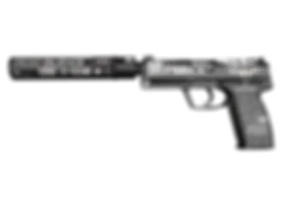 USP-S | Ticket to Hell (Well-Worn) float preview 0 %
