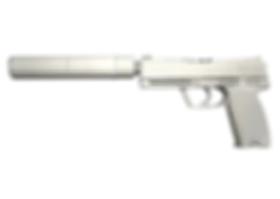 USP-S | Whiteout (Well-Worn) float preview 6 %