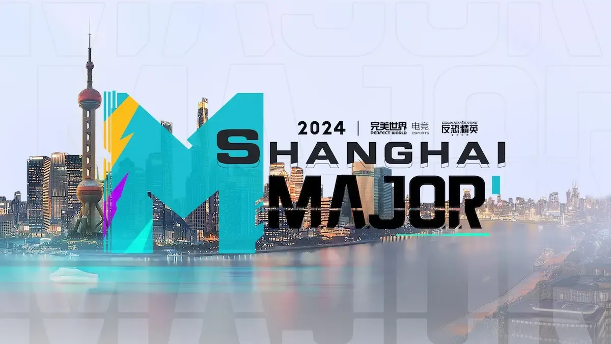 Shanghai Major official banner made by Perfect World