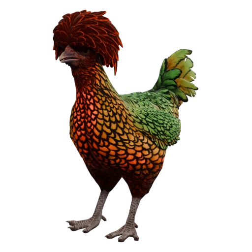 Polish | Green with Red Head